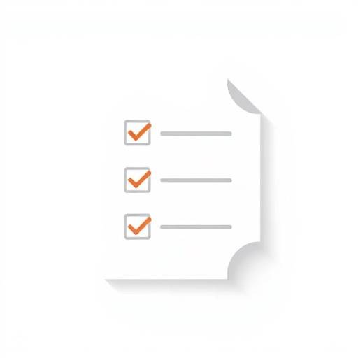 Icon representing a checklist or document
