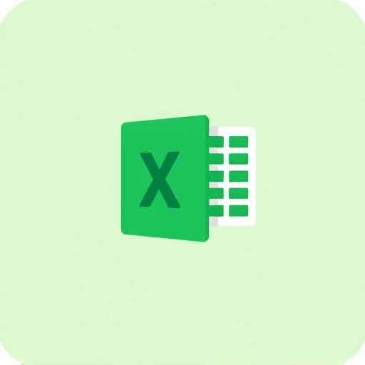 Icon representing a digital spreadsheet or template