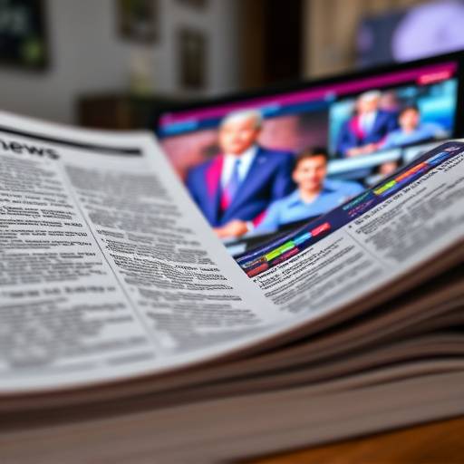 Image of a newspaper or digital news feed