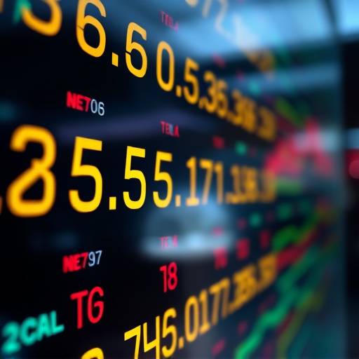 Image of a stock market ticker