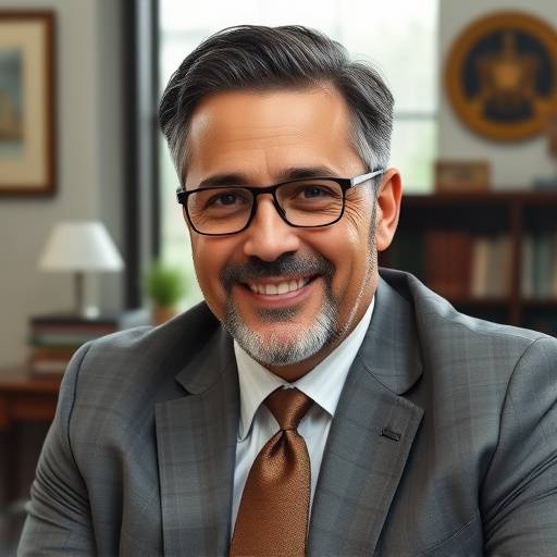 Portrait of Mr. Benjamin Carter, looking professional